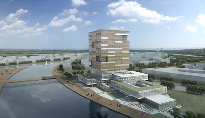 基于BIM平臺的綠色設計 | 中日曹妃甸生態工業園綜合服務大樓